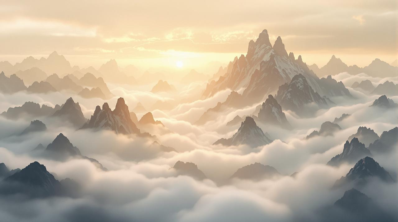 免费动漫 - 归隐山林的侠者之所，群山之巅的武侠意境